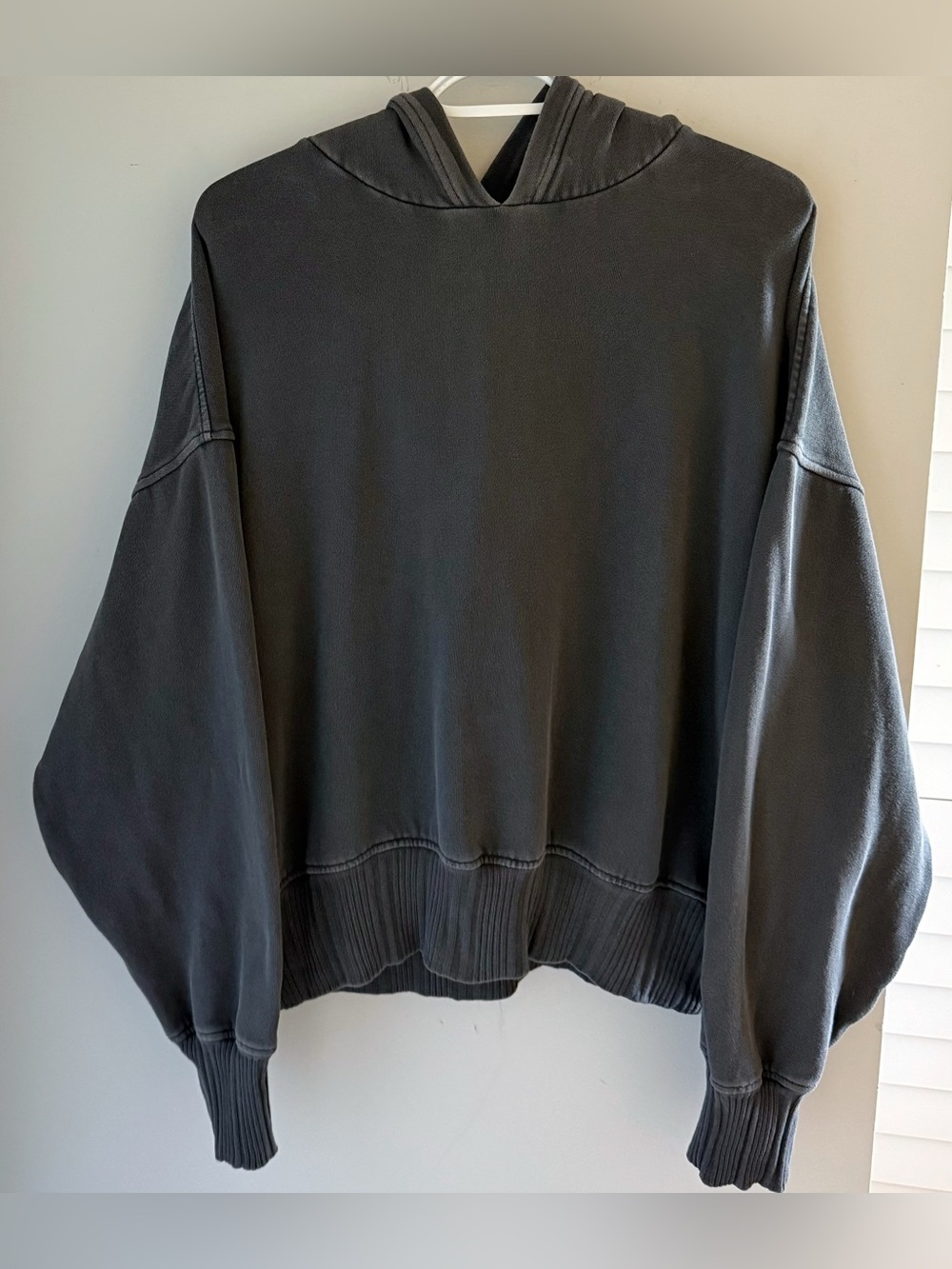 Aerie Ribbed Cuff Hoodie M
